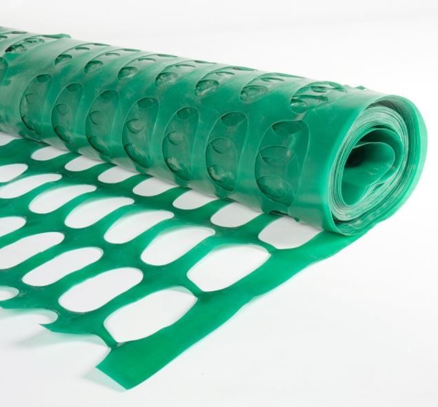 MALLA SEÑALIZACION VERDE 1X25m